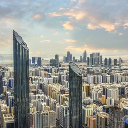 Abo Dhabi Aerial View